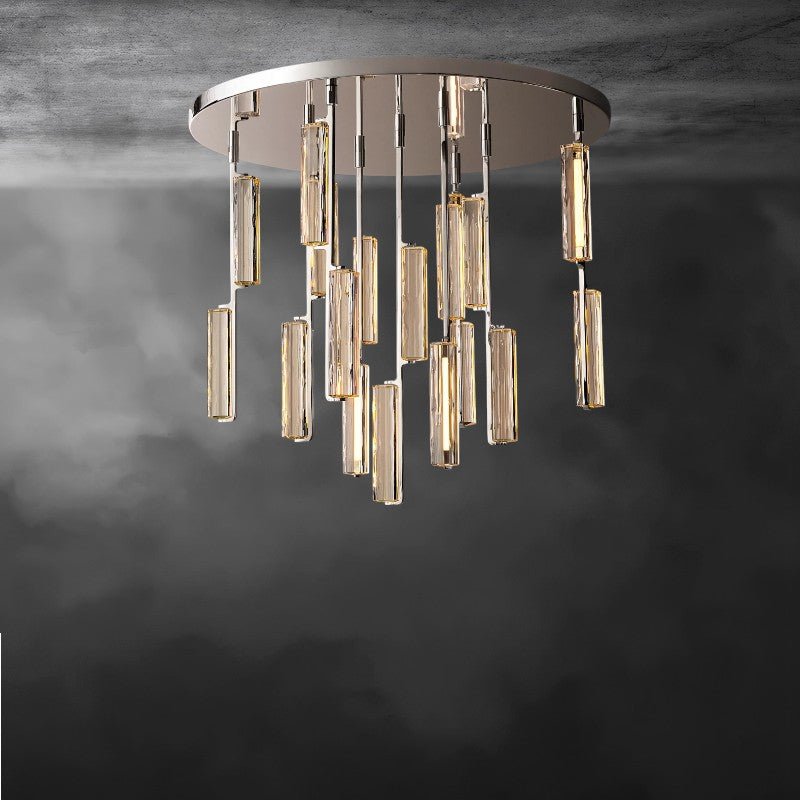 Audaben Crystal Round Chandelier 24", 40", 56" - fovolighting