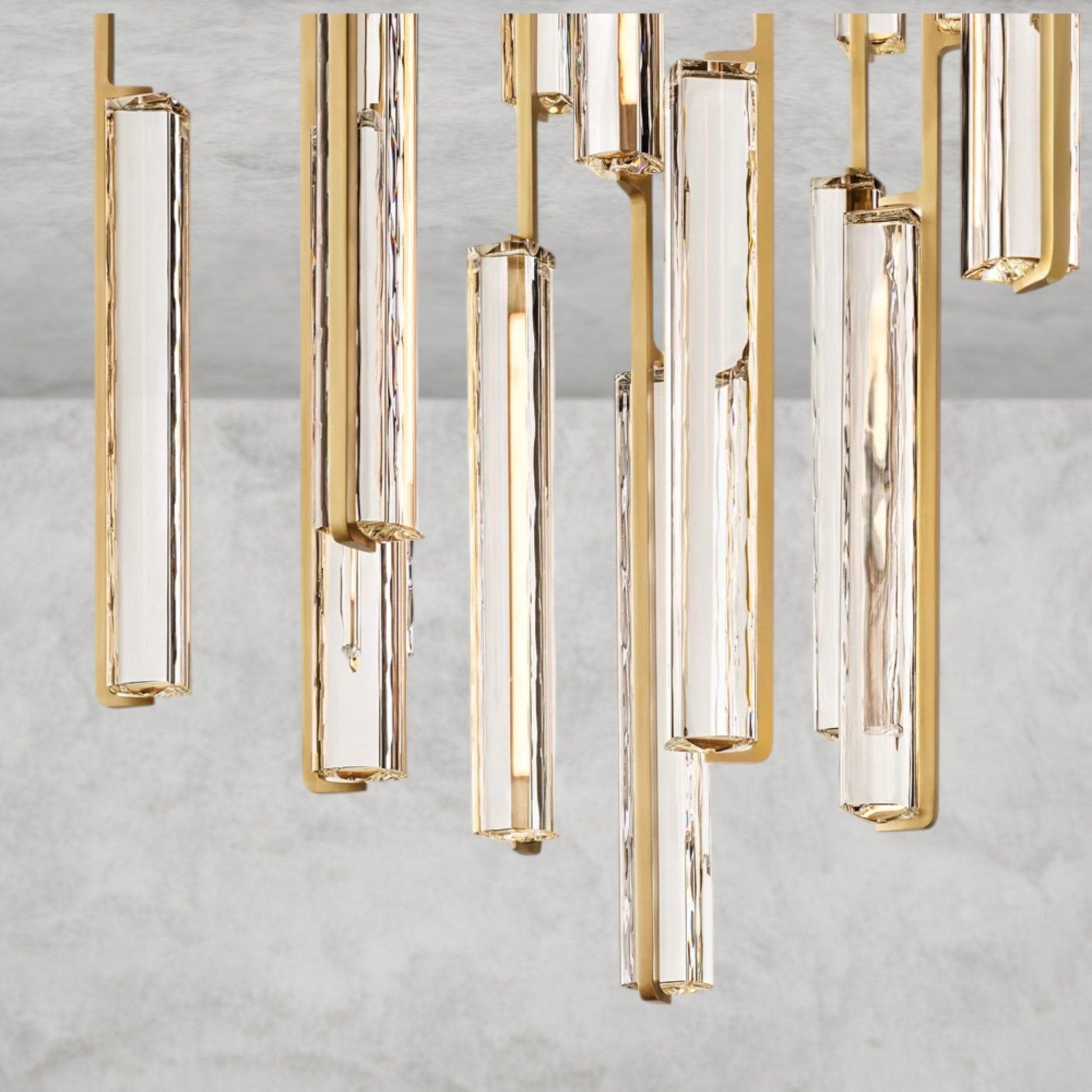 Audaben Crystal Round Chandelier 24", 40", 56" - fovolighting