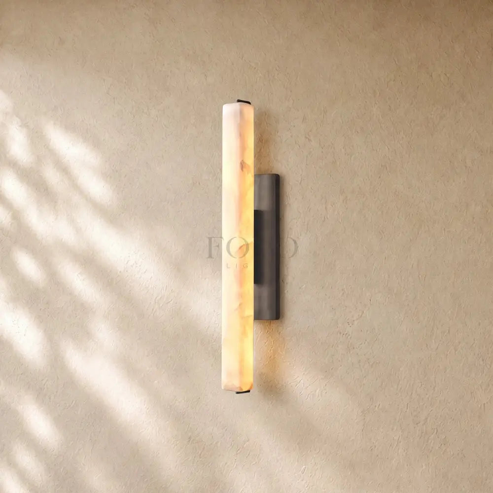 Audubom Alabaster Single Sconce