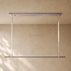 Audubom Crystal Horizontal Single Bar Linear Chandelier