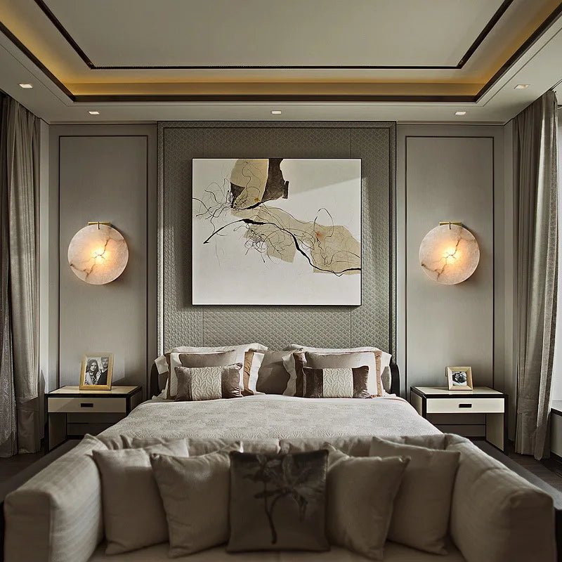 Auralis Marble Wall Sconce - fovolighting