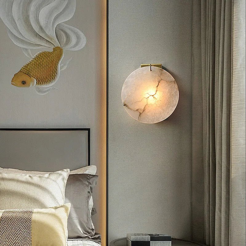 Auralis Marble Wall Sconce - fovolighting