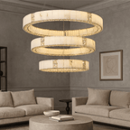 Aurelia Marble & Crystal Chandelier - fovolighting