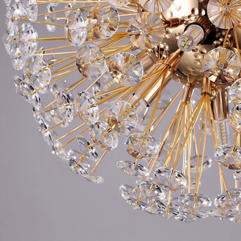 Aurelio Dandelion Sphere Chandelier - fovolighting