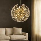 Aurelio Dandelion Sphere Chandelier - fovolighting
