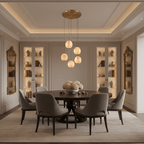 Auris 5 - Light Marble Chandelier - fovolighting