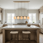 Auris 5 - Light Marble Chandelier - fovolighting