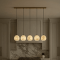 Auris 5 - Light Marble Chandelier - fovolighting