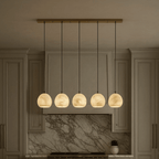 Auris 5 - Light Marble Chandelier - fovolighting