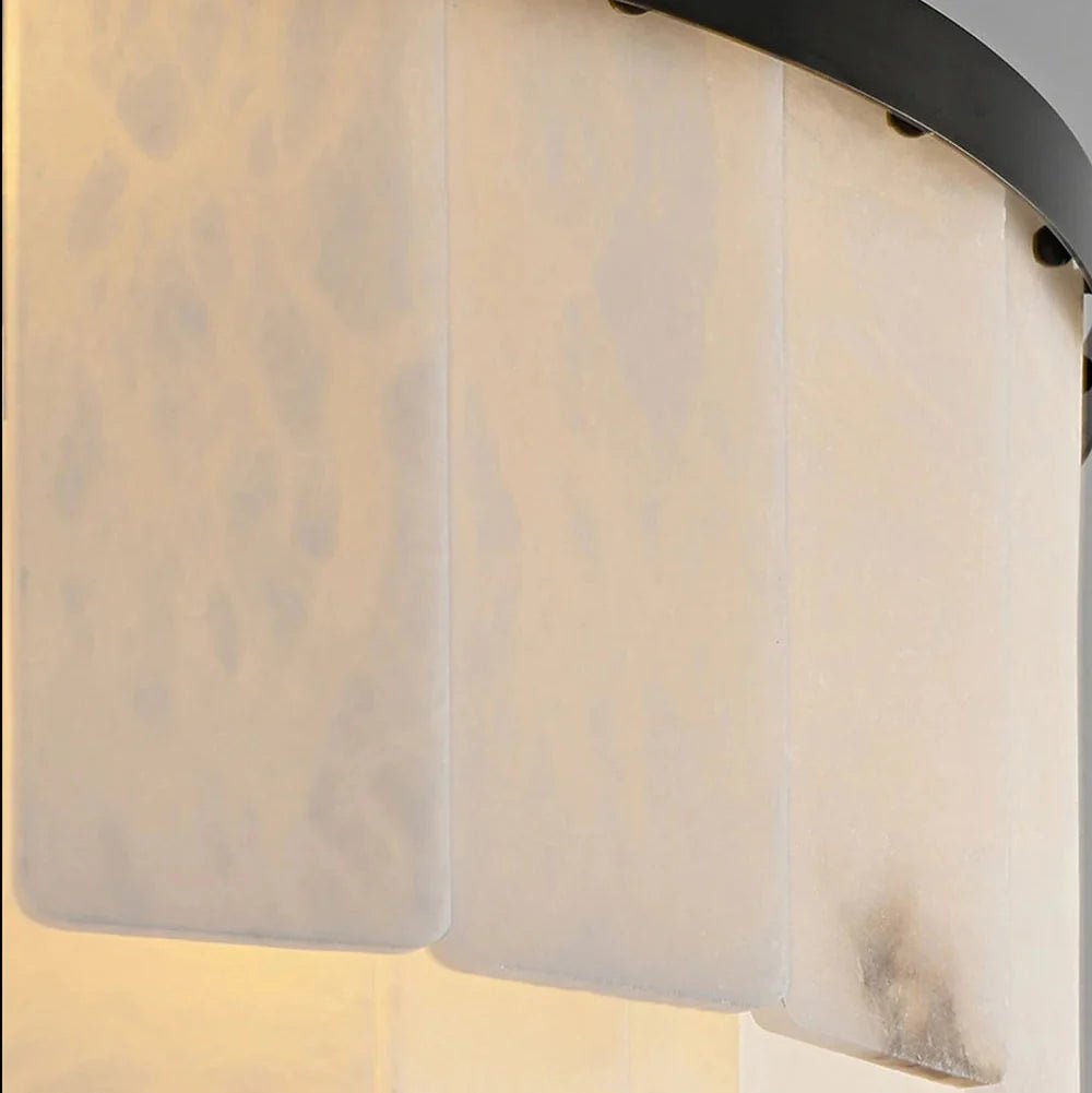 Aurora Marble Tiered Chandelier - fovolighting