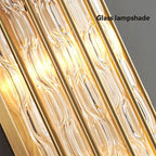 Aurum Modern Copper Glass Wall Sconce - fovolighting