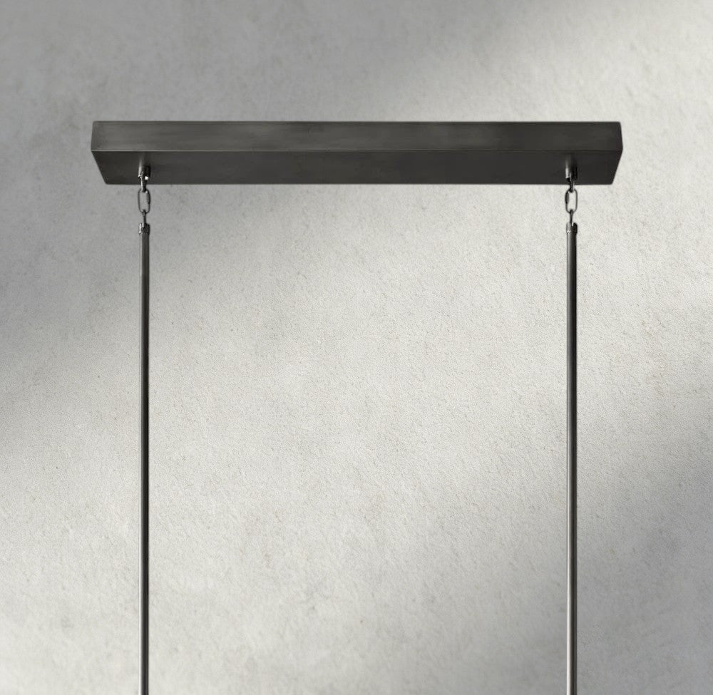 Avecho LED Rectangular Chandelier 54", 72" - fovolighting