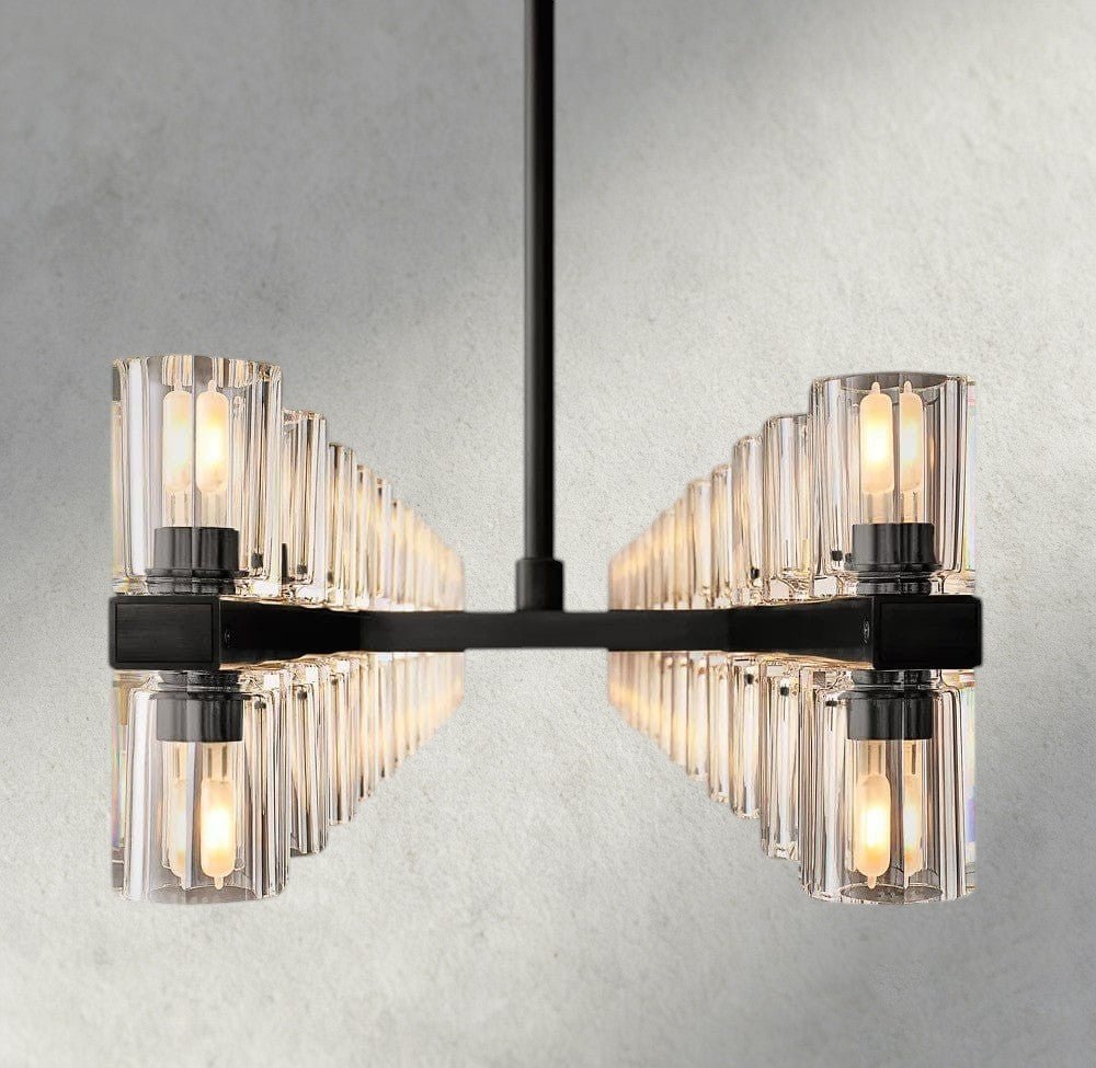 Avecho LED Rectangular Chandelier 54", 72" - fovolighting