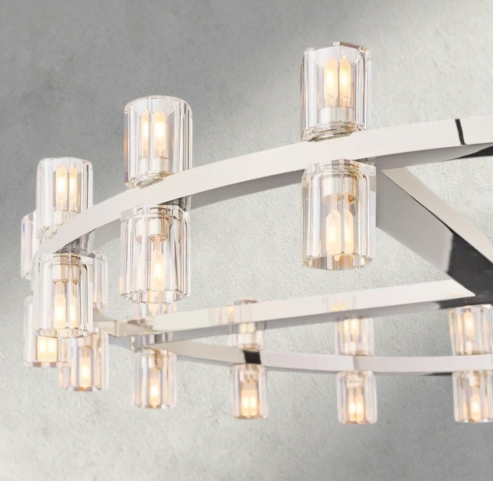 Avecho LED Round Chandelier 36", 48", 60" - fovolighting