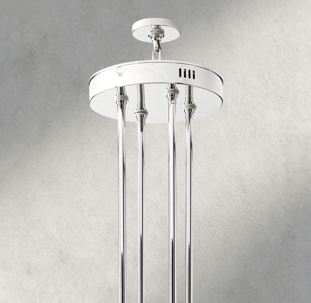 Avecho LED Round Two - Tier Chandelier 60" - fovolighting