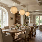 Aveline Ribbed Opal Glass Pendant - fovolighting