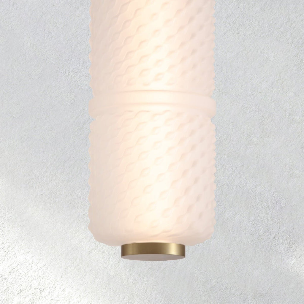 Axis Textured Glass Pendant - fovolighting