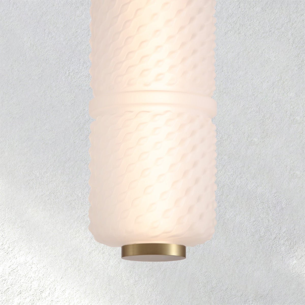 Axis Textured Glass Pendant - fovolighting