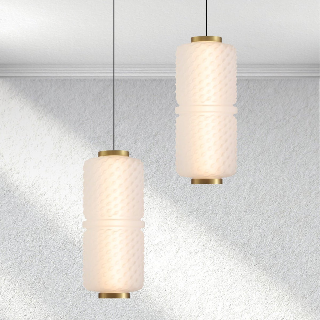 Axis Textured Glass Pendant - fovolighting