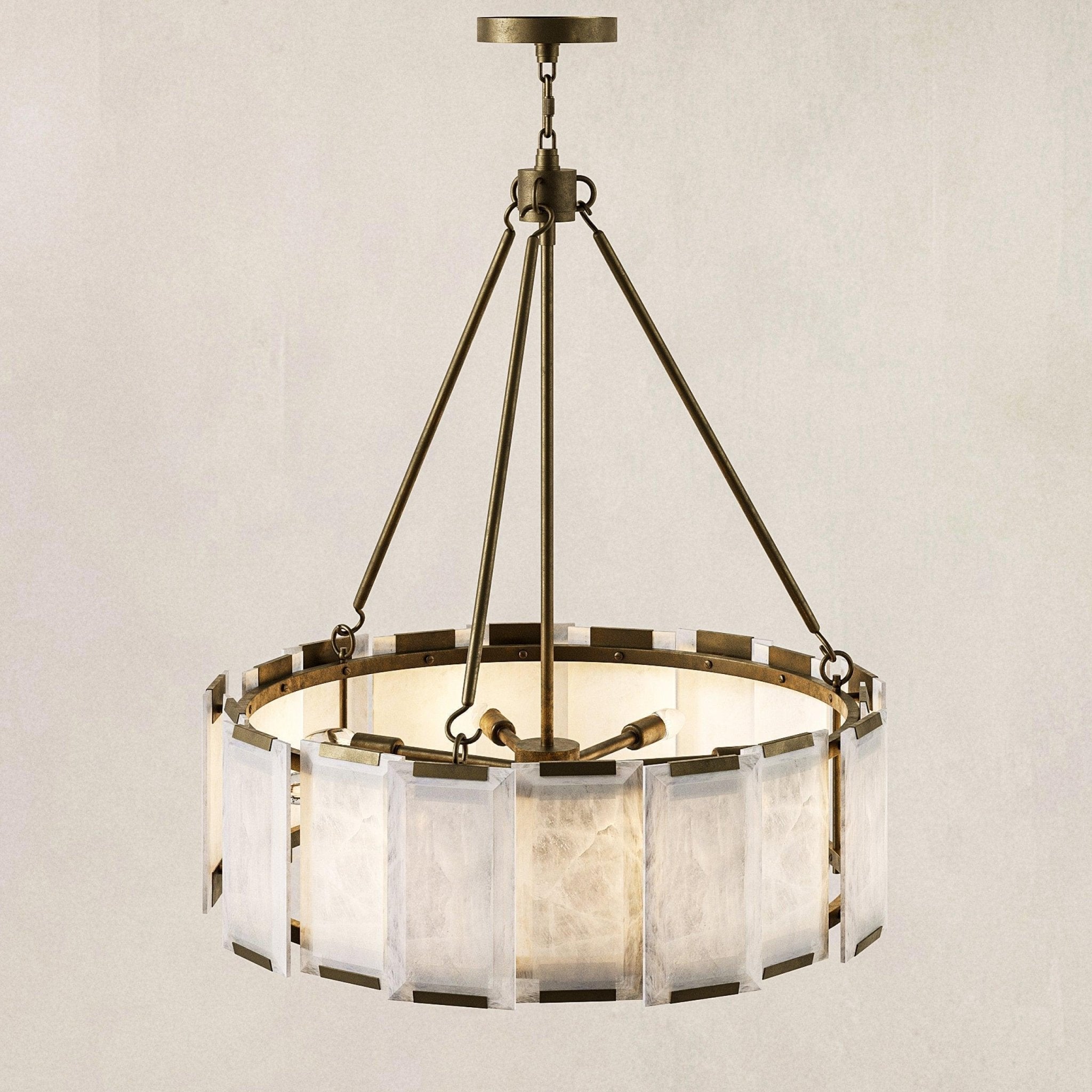 AZZURRA Alabaster CHANDELIER - fovolighting