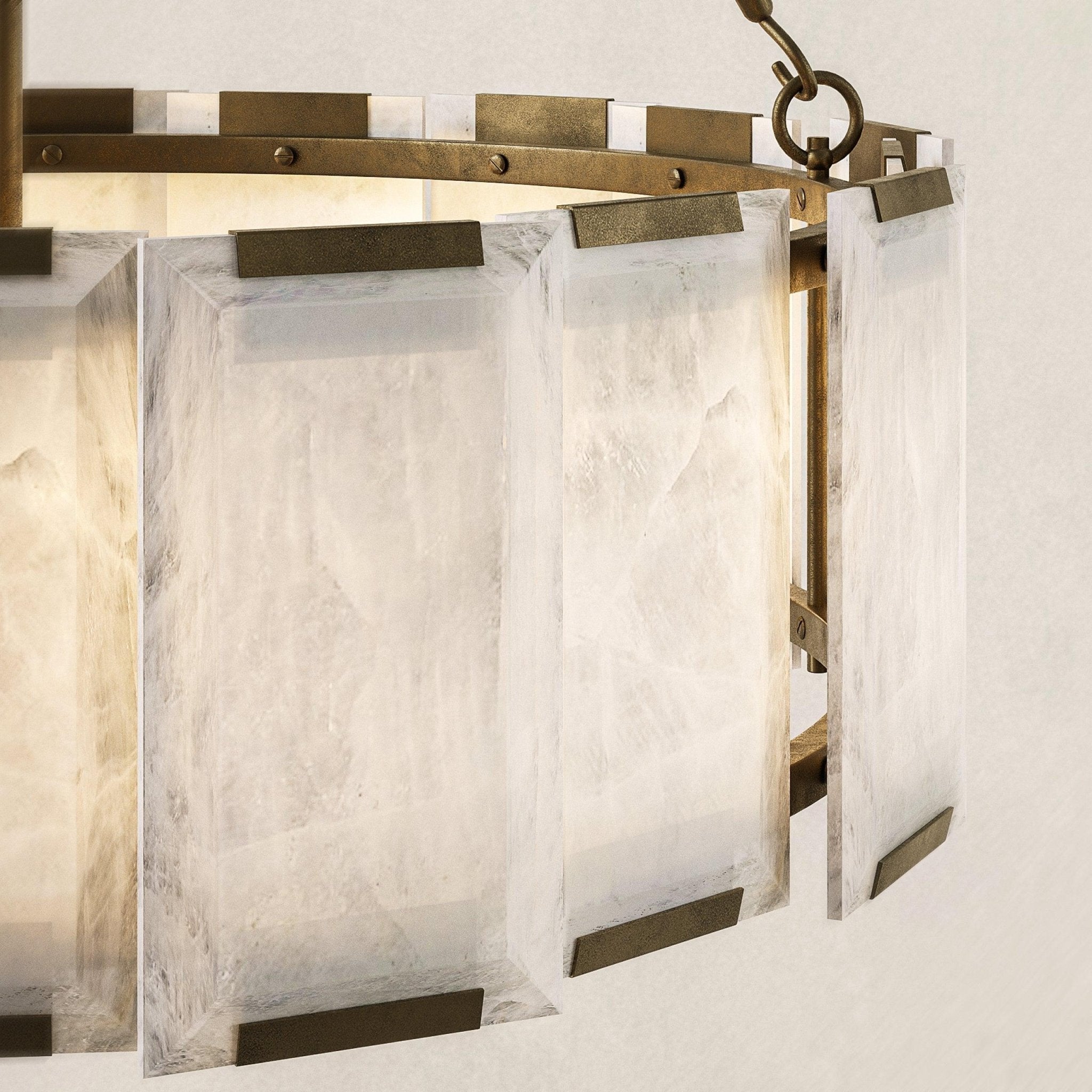 AZZURRA Alabaster CHANDELIER - fovolighting