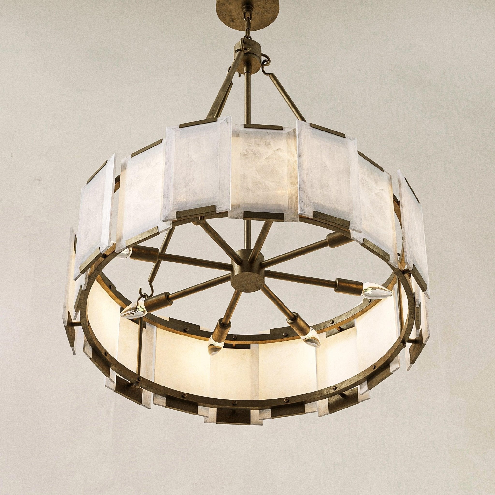 AZZURRA Alabaster CHANDELIER - fovolighting