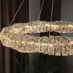 Bacci 39" Luxury Crystal Round Chandelier - fovolighting