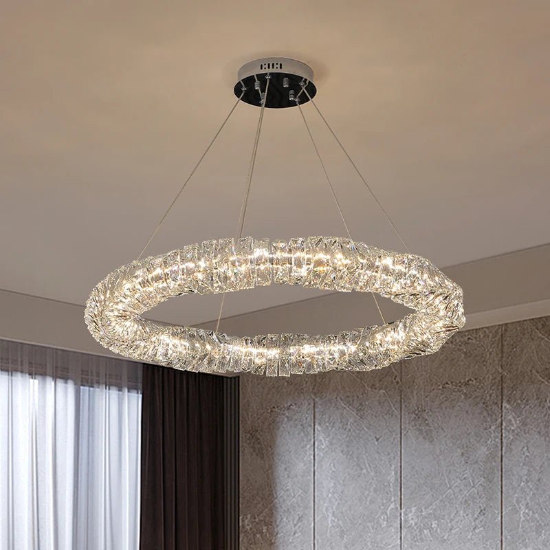 Bacci 39" Luxury Crystal Round Chandelier - fovolighting
