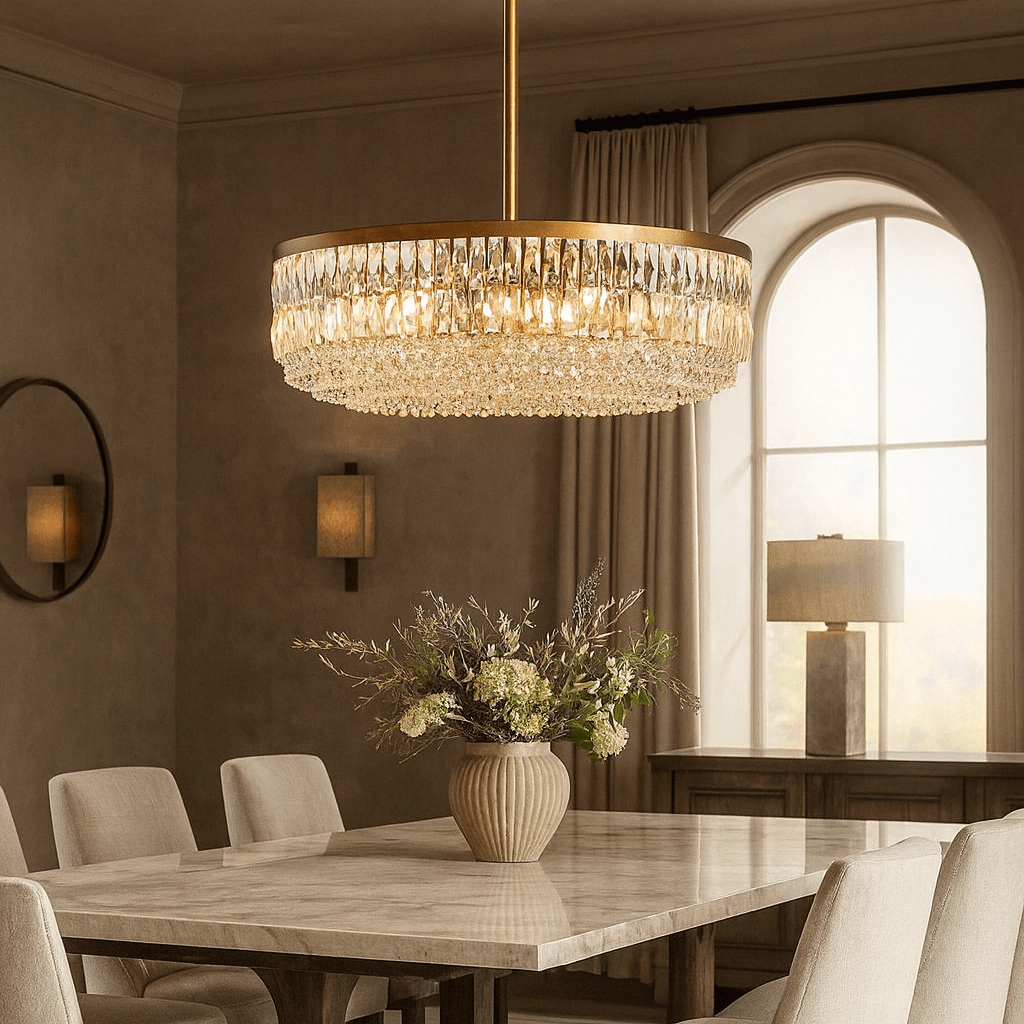 Bacci Crystal Chandelier - fovolighting