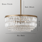 Bacci Crystal Chandelier - fovolighting