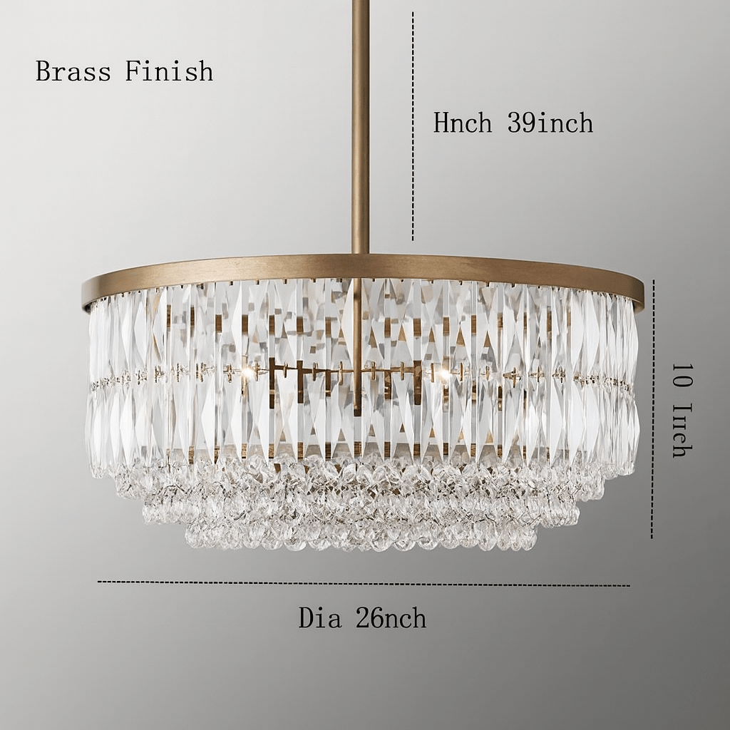 Bacci Crystal Chandelier - fovolighting