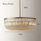 Bacci Crystal Chandelier - fovolighting
