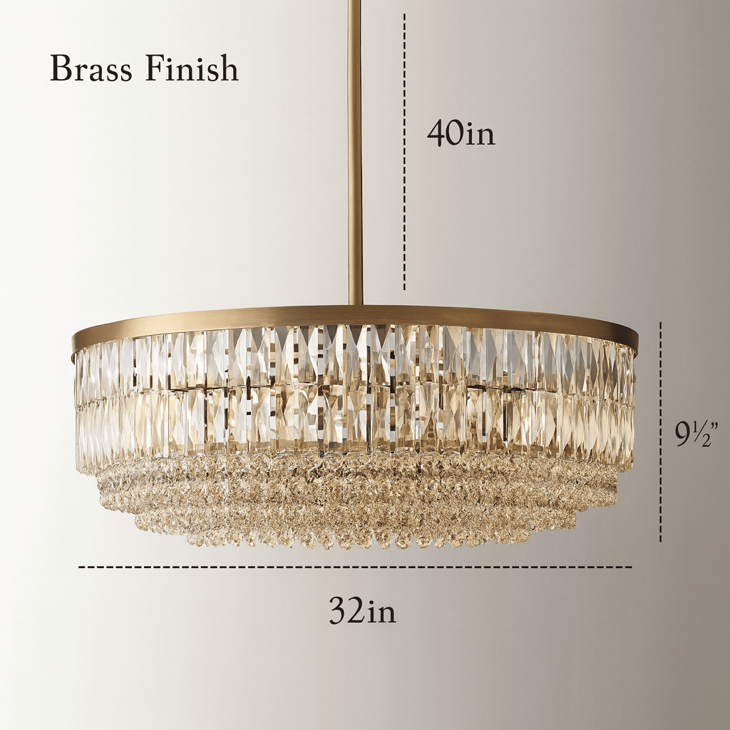 Bacci Crystal Chandelier - fovolighting