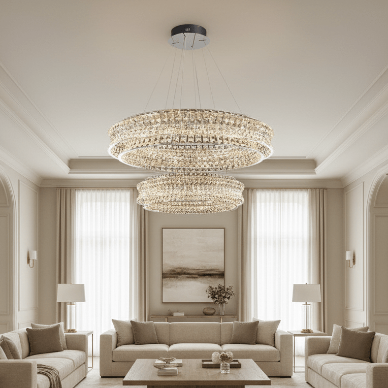 Bacci Crystal Chandelier - fovolighting