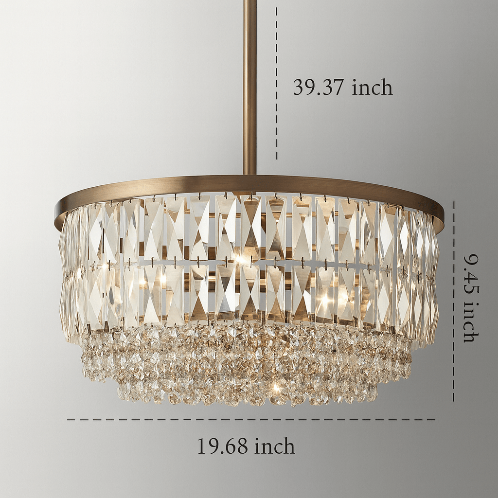 Bacci Crystal Chandelier - fovolighting