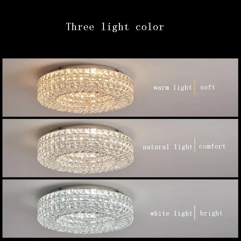 Bacci Crystal Flush Mount - fovolighting