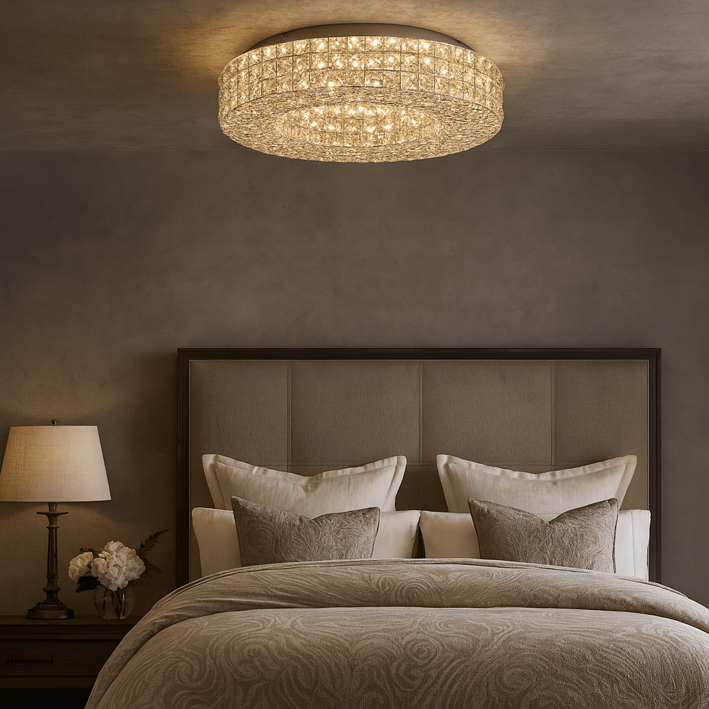 Bacci Crystal Flush Mount - fovolighting