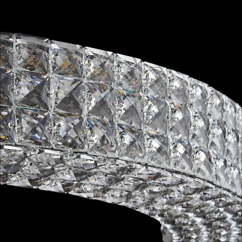 Bacci Crystal Flush Mount - fovolighting