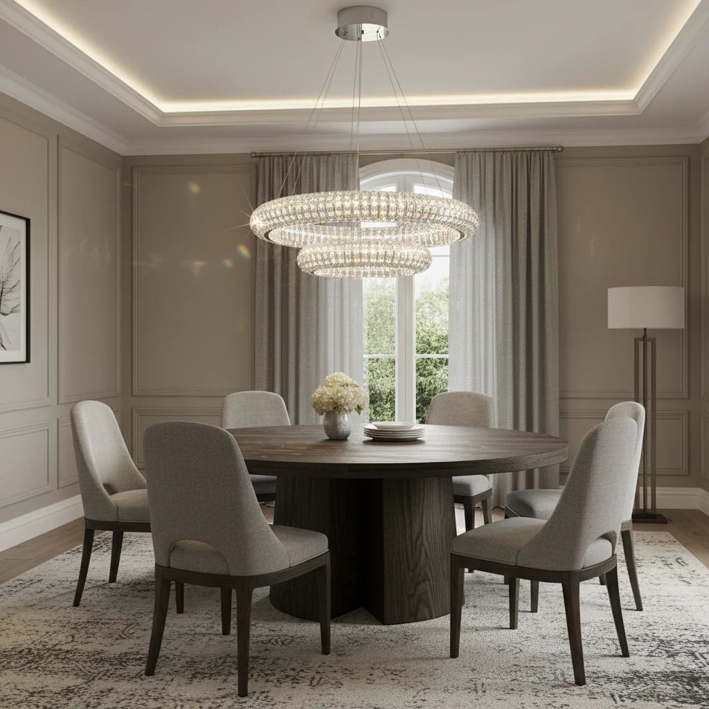 Bacci Crystal Modern Chandelier - fovolighting