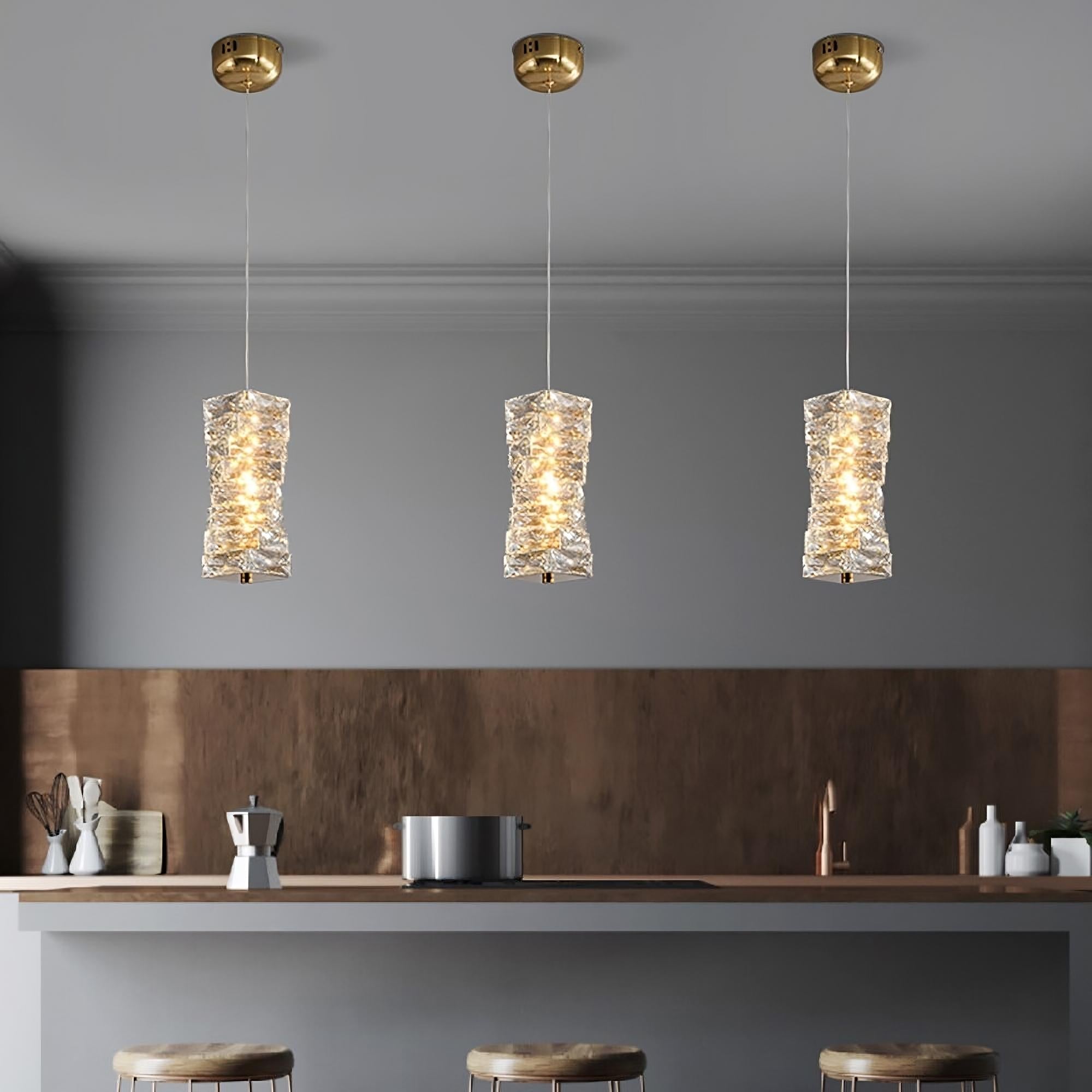 Bacci Crystal Pendant Light - fovolighting