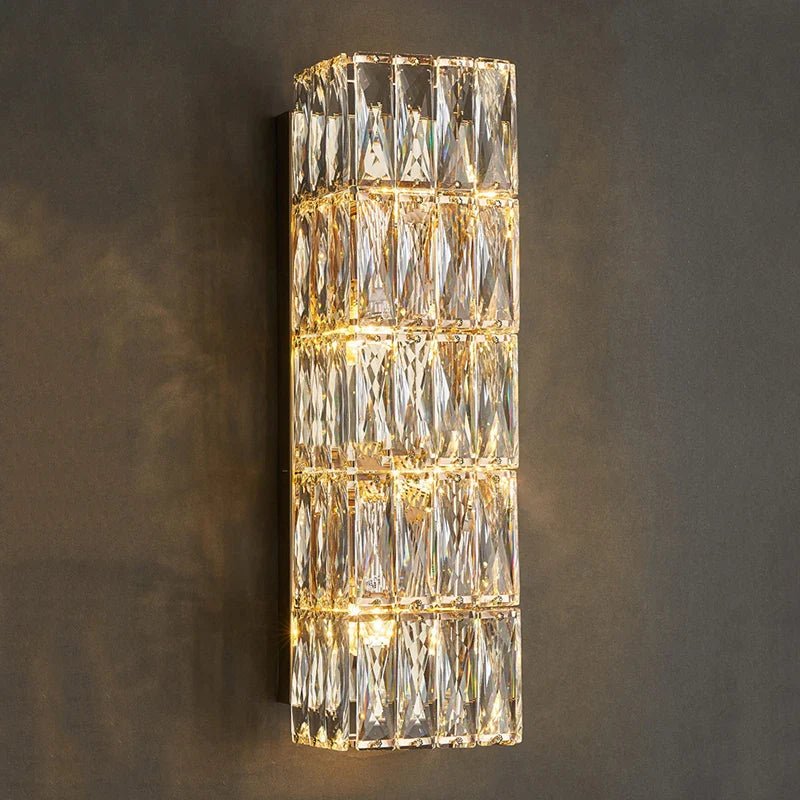 Bacci Crystal Wall Sconce - fovolighting