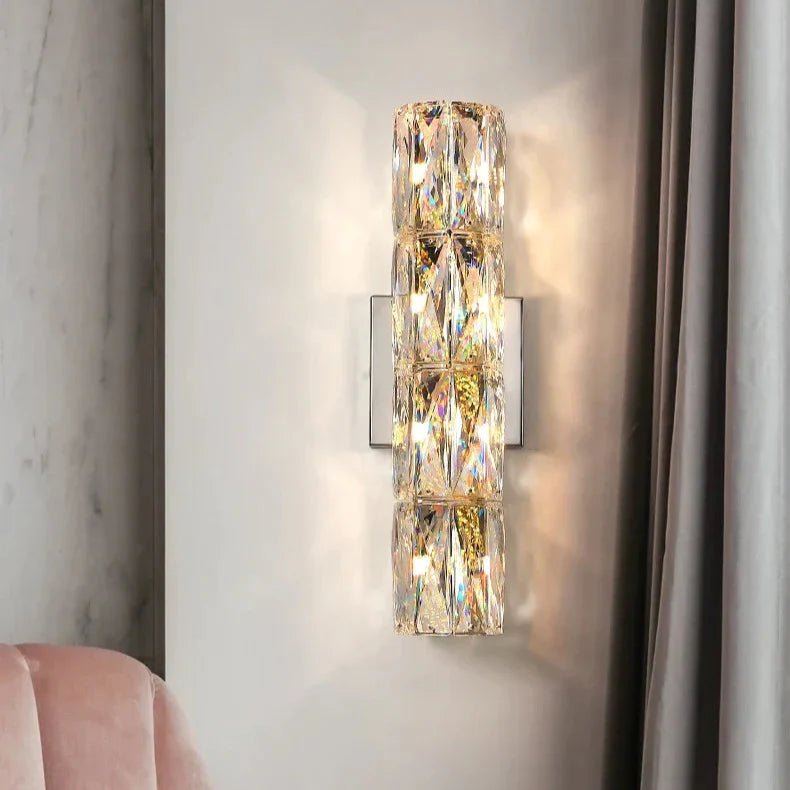 Bacci Crystal Wall Sconce - fovolighting