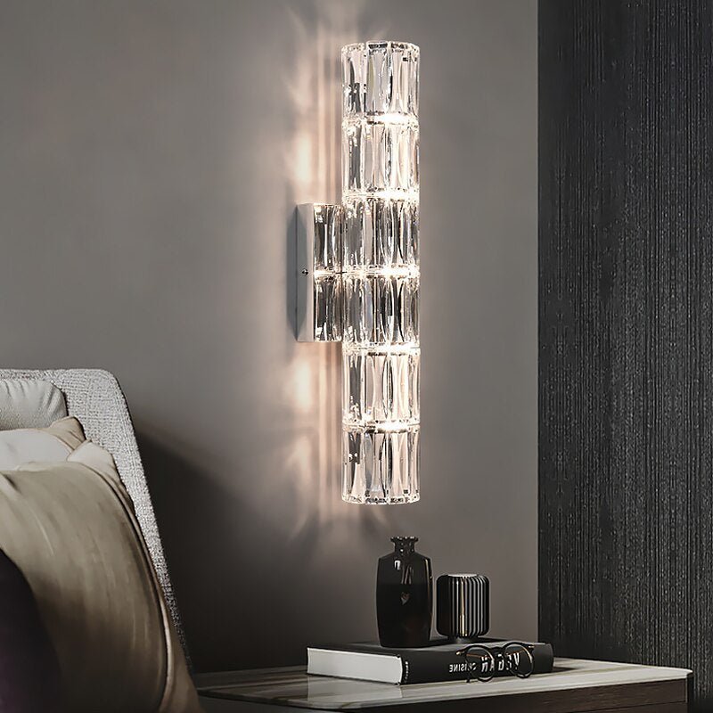 Bacci Crystal Wall Sconce - fovolighting