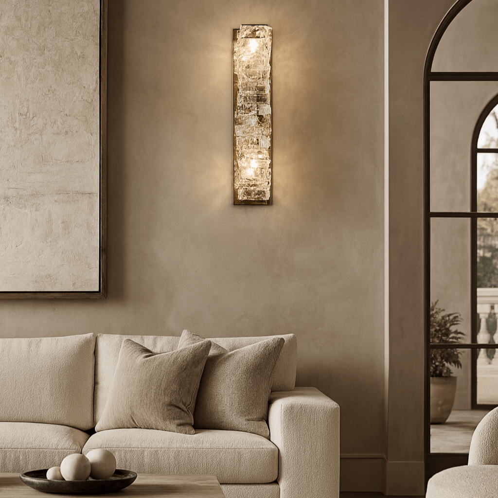 Bacci Crystal Wall Sconce - fovolighting