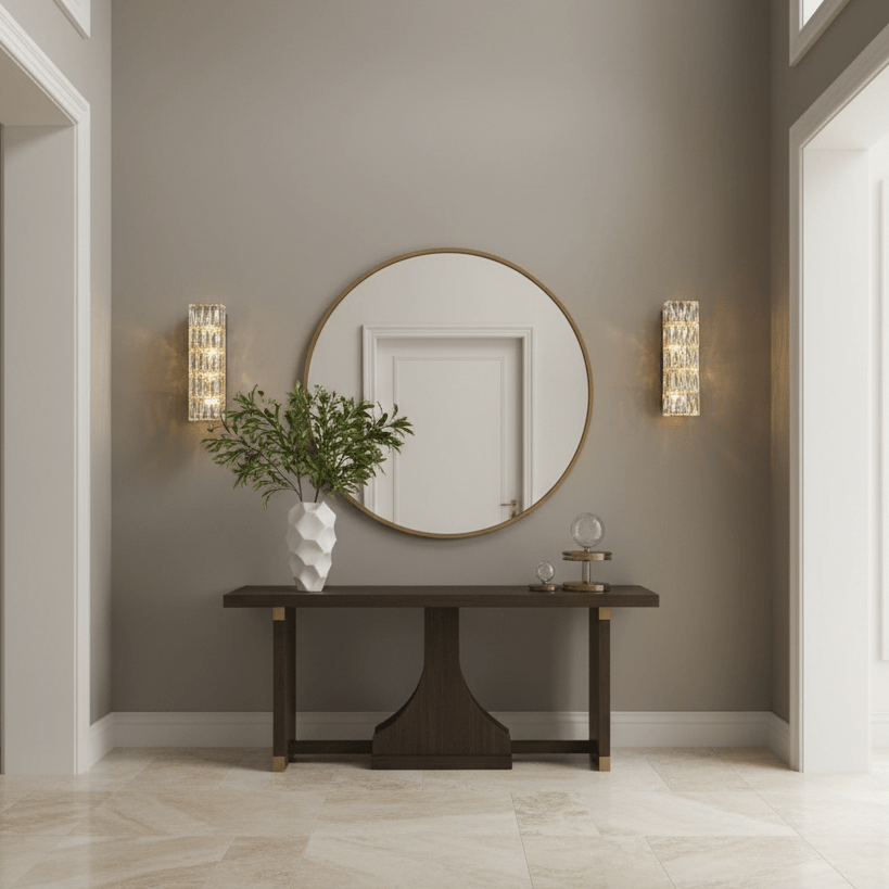Bacci Crystal Wall Sconce - fovolighting