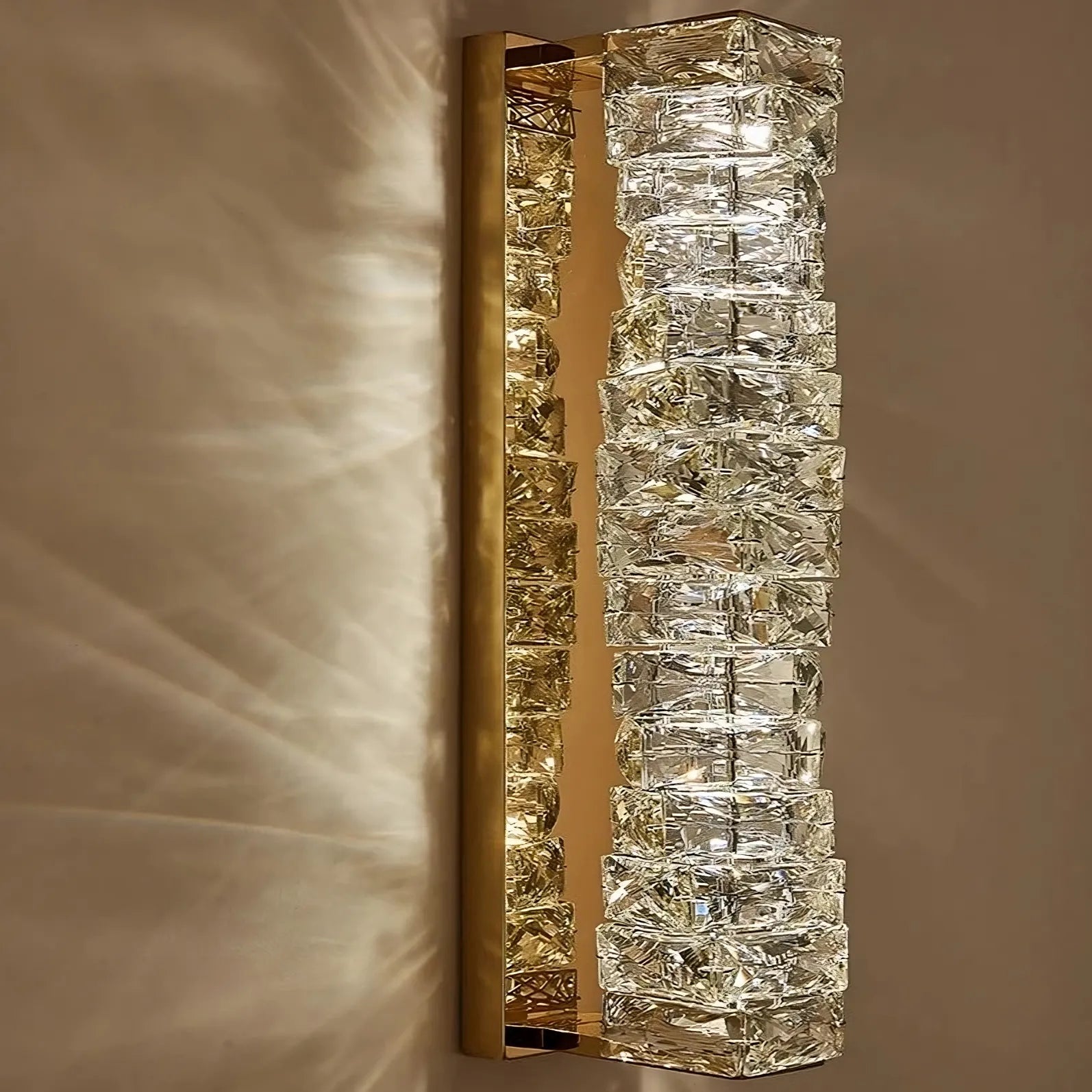 Bacci Crystal Wall Sconce - fovolighting