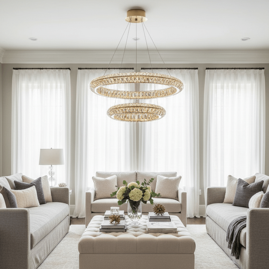 Bacci Modern Chandelier - fovolighting
