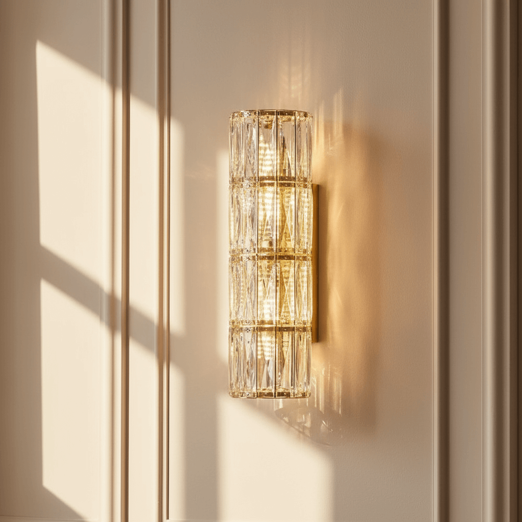 Bacci Modern Crystal Wall Sconce - fovolighting