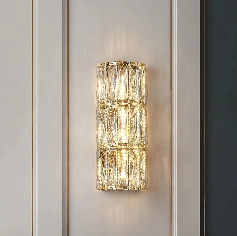 Bacci Modern Crystal Wall Sconce - fovolighting