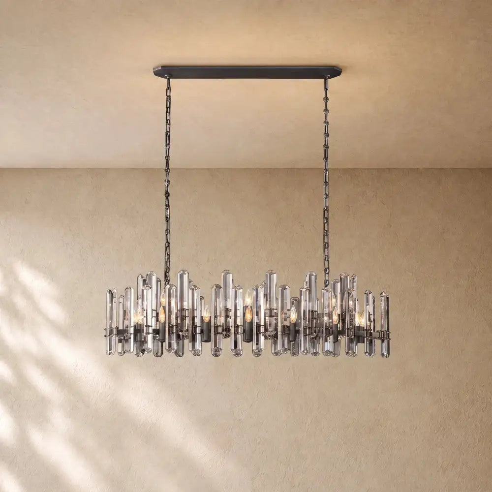 Baingham Linear Chandelier - 54’’ / Bronze